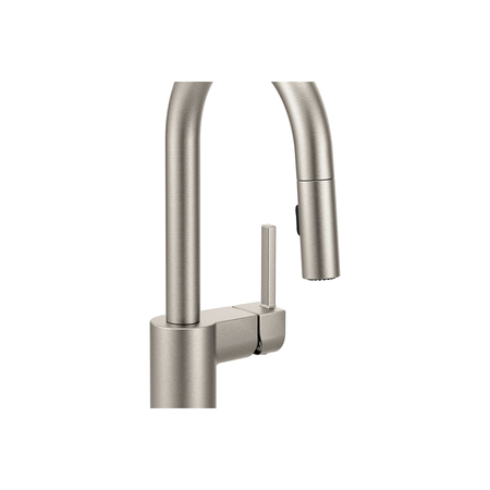 One-Handle Pulldown Bar Faucet Spot Resist Stainless -  MOEN, 5965SRS